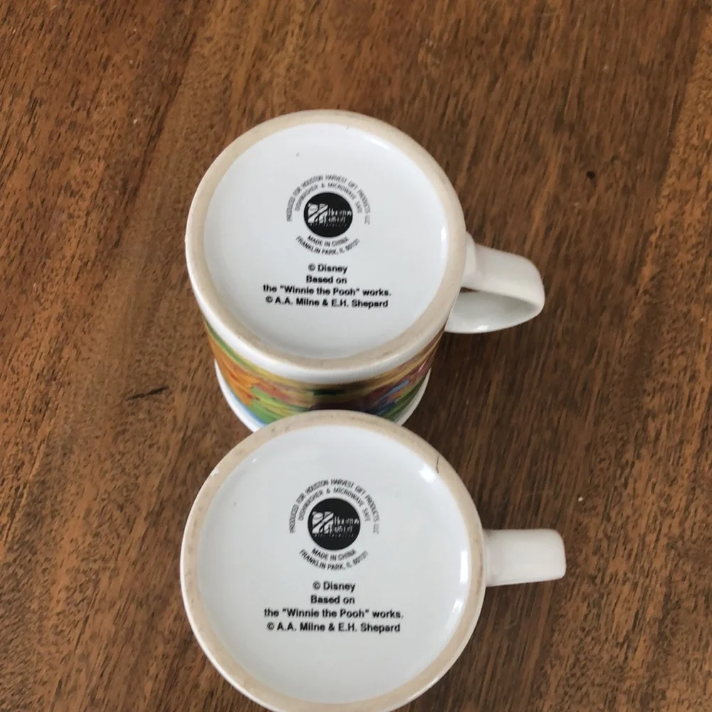 Disney “Winnie the Poop” Mugs Set of Two - Picture 7 of 8